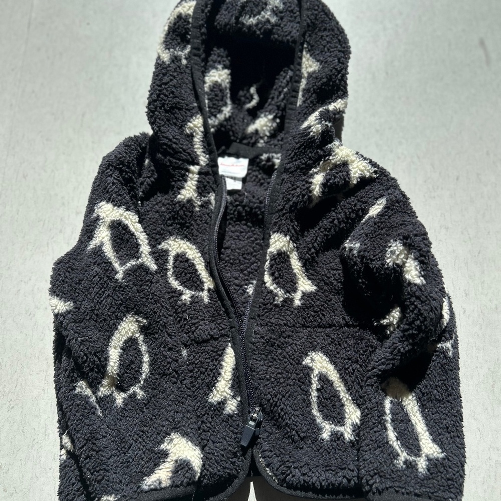 Hanna Andersson Penguin Marshmallow Hoodie - 2T